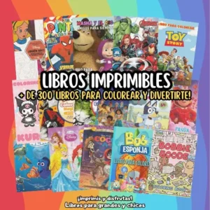 Pack libros para colorear