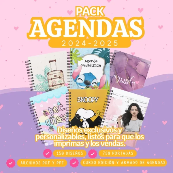 Pack agendas imprimibles