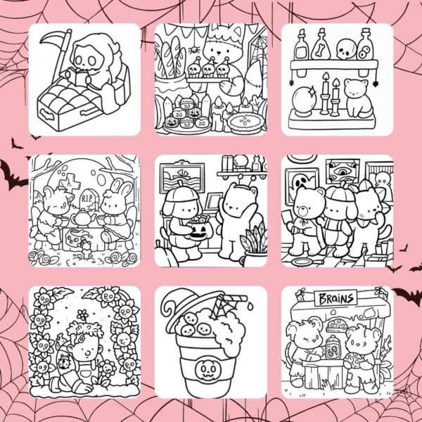Especial Halloween para colorear - Imagen 5